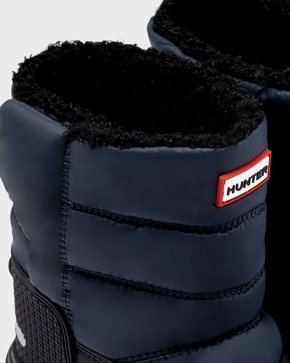 Botas De Neve Hunter Criança Azul Marinho/Pretas - Original Big Insulated - 25EKFDJNX